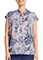 Healing Hands HH QUEST Women's Journey Twilight Tie Dye Print Scrub Top