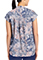 Healing Hands HH QUEST Women's Journey Twilight Tie Dye Print Scrub Top