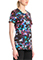 Infinity Prints Women's Kaleidoscopic Round Print Neck Topp