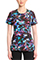 Infinity Prints Women's Kaleidoscopic Round Print Neck Top