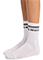 Cherokee Infinity Legwear Athletic Crew Socks in White Black