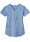 Jockey Scrubs Women Rib Knit Trim Comfort Nursing Topp