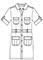 KOI Women's Button Front Alexandra Topp