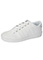 K-Swiss Womens White Leather Athletic Shoes