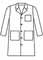 Landau Uniform 43 inch 100% Cotton Men Medical Lab Coat