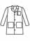 Landau Men's 35 Inches Staff Long Medical Lab Coat
