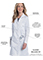 Landau Women 38 Inches Three Pocket Medical Lab Coat
