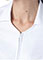 Landau ProFlex Women's Collared Zip Front Solid Scrub Top