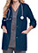 Landau Womens Four Pocket Crew Neck Nursing Scrub Jacket