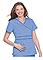 Landau Womens Two Pocket Crossover Tunic Nurses Scrub Top