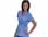 Landau Womens Sateen Side Ribbon Waist Nurse Scrub Top