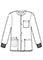 Fundamentals 14780 Unisex Snap Front Warm-Up Jacket