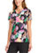 Med Couture Women's Jungle Vibes Print V-Neck Top