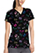 Med Couture Women's V-Neck Print Top in Bow Mania