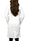 Panda Uniforms Unisex 37 Inches No Pocket Zip Front Lab Coat
