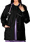 Adar Pro Two Pocket Womens Warm-Up Scrub Jacket