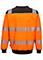 PortWest Hi-Vis Unisex Crewneck Sweatshirt