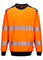 PortWest Hi-Vis Unisex Crewneck Sweatshirt