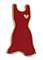 Prestige Red Dress Tac Pin