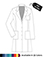 PU Made to Order Women's 37 Inches Long Lab Coat