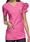 Free Embroidery Women's Pitter-Pat Shaped V-Neck Scrub Top