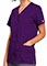Free Embroidery Women's Short Sleeve Snap Scrub Top