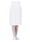 PU Made To Order Women's Two Pocket Elastic Waist Nurse Skirt
