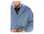 Red Kap Men's 43.75 Inches Four Pocket Postman Blue Shop Coat