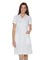 Skechers Womens Two Pocket 37.5 White Button Front Dress
