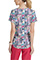 Skechers Essence Animal Print Buddy Colorful V-Neck Top