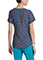 Skechers Essence Animal Print Deco Hearts V-Neck Top