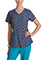 Skechers Essence Animal Print Deco Hearts V-Neck Top