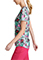 Skechers Women's Printed Scrub Top Pet Partyp