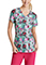 Skechers Women's Printed Scrub Top Pet Party