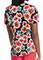 Urbane Women's Drifting Blossoms Print V-Neck Tunic