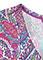 Vera Bradley Halo Women's NETTIE V-Neck Mosaic Paisley Print Top
