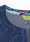 Vera Bradley Signature Women's Linda Notch Neck Batik Leaves Tonal Print Top
