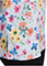 White Cross Marvella Women's V-Neck Garden Tea Print Scrub Topp