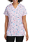 White Cross Marvella Women's V-Neck On The Go Print Scrub Top