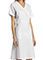 White Cross Women's Pleated Mock wrap Dress
