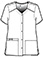 WonderWink WonderWork Women's Short Sleeve Snap Jacket
