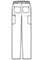 WonderWink WonderTECH Men's Elastic Drawstring Straight Leg Pant