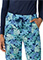 WonderWink Women's Printed Breezy Palms  Double Cargo Scrub Pant