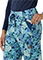 WonderWink Women's Printed Breezy Palms  Double Cargo Scrub Pant
