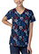 Wink Scrubs Women's Star Spangled Sky V-Neck Print Scrub Top