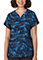 Wonderwink Women's Dolman Print Scrub Top in Starry Sparkle