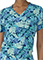 WonderWink Women's Tuck-in Print Breezy Palms Scrub Top