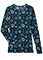 Zoe and Chloe Women's Crew Neck FurFetti Print T-Shirt