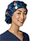 Zoe+Chloe Women's Performance Print Bouffant Scrub Cap in Gnome Alone