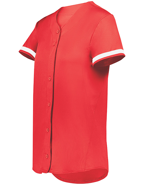 Augusta Sportswear Women's Cutter Full Button Softball Jersey